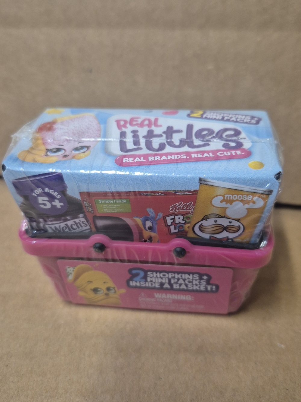 SHOPKINS Real Littles Blind Mini Pack Basket Toys 2 shopkins + 2 mini packs